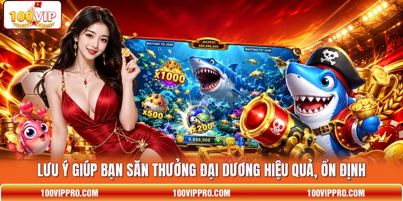 Lưu ý giúp bạn săn thưởng đại dương hiệu quả, ổn định