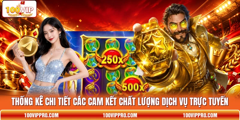 Thống kê chi tiết các cam kết chất lượng dịch vụ trực tuyến