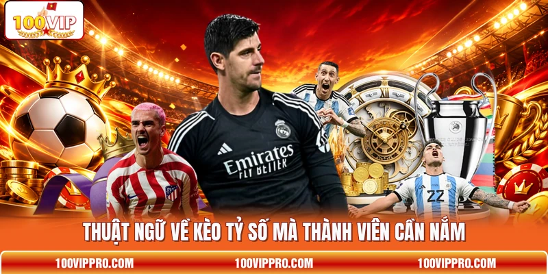 Thuật ngữ về kèo tỷ số mà thành viên cần nắm